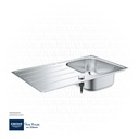 GROHE K200 Stainless steel sink with drainer , 31552SD1 , stainless steel