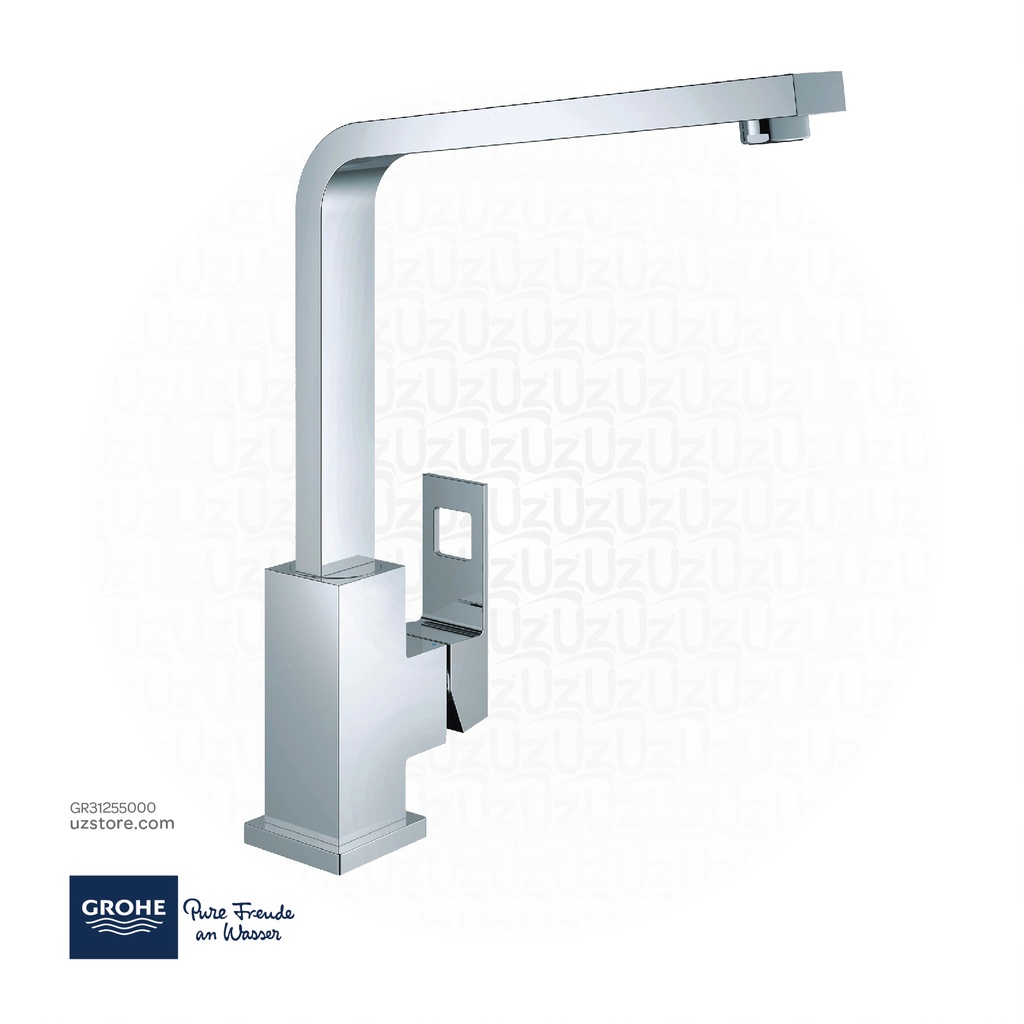 GROHE Eurocube Single-lever sink mixer 1/2" , 31255000 , chrome