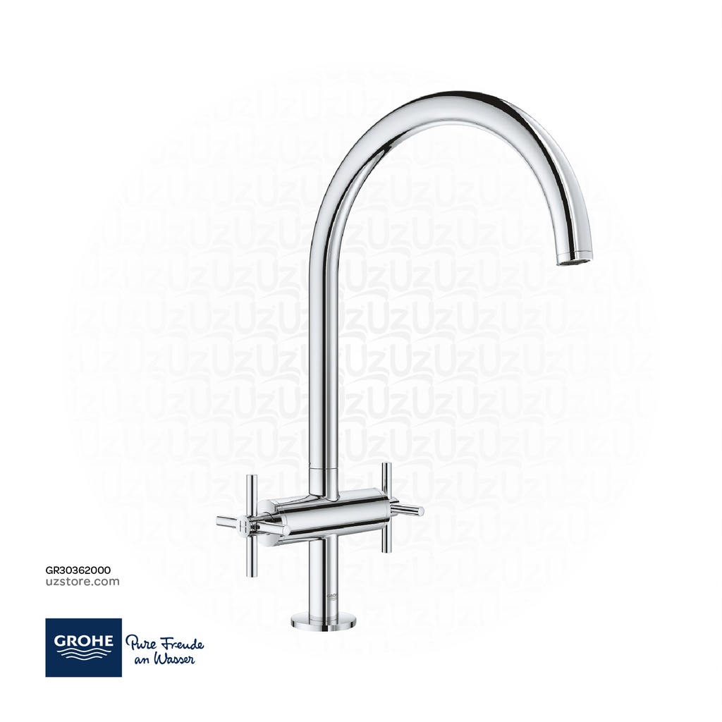 GROHE Atrio Two handle sink mixer 1/2" , 30362000 , chrome