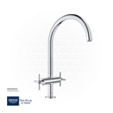 GROHE Atrio Two handle sink mixer 1/2" , 30362000 , chrome