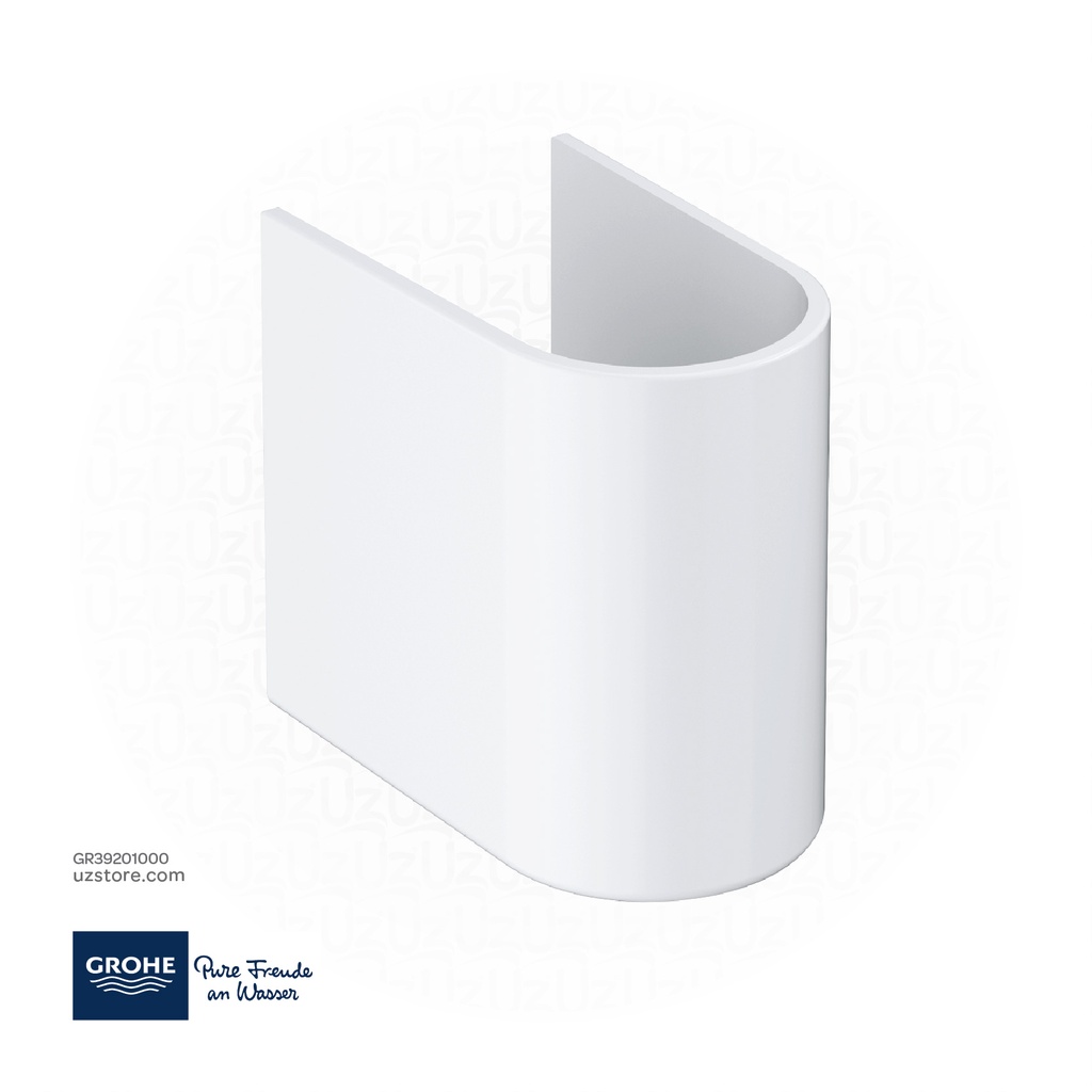 GROHE Euro Ceramic Semi pedestal for wash basin , 39201000 , alpine white