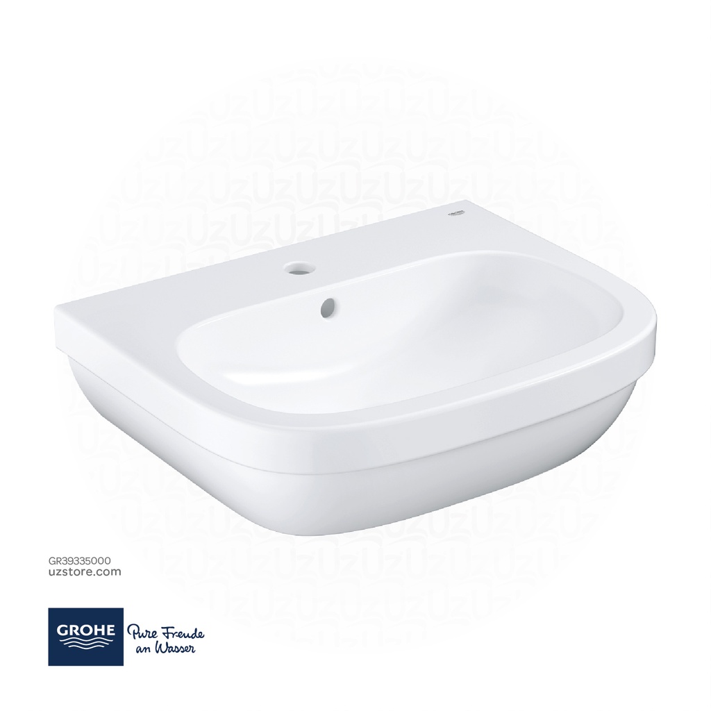 GROHE Euro Ceramic Wash basin 60 , 39335000 , alpine white