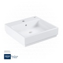 GROHE Cube Ceramic Counter top basin 50 , 3947800H , alpine white