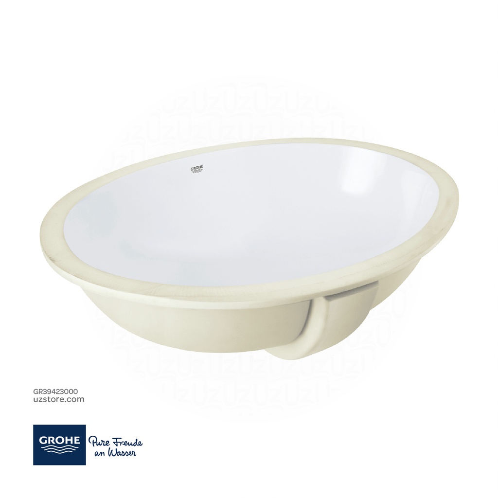 GROHE Bau Ceramic Undercounter wash basin 55 , 39423000 , alpine white