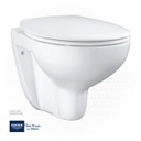 جروهي Bau Ceramic Wall Hung WC set rimless soft close 39351000