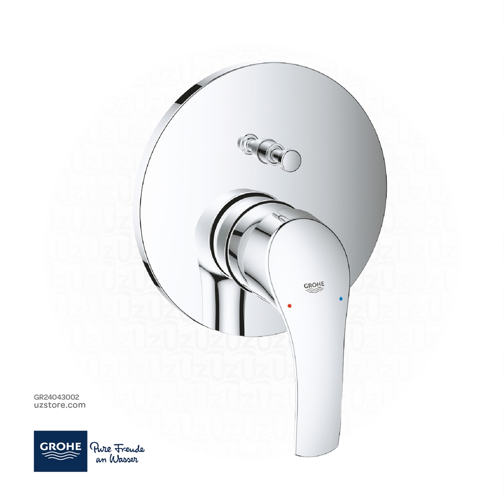 GROHE Eurosmart Single-lever mixer with 2-way diverter , 24043002 , chrome