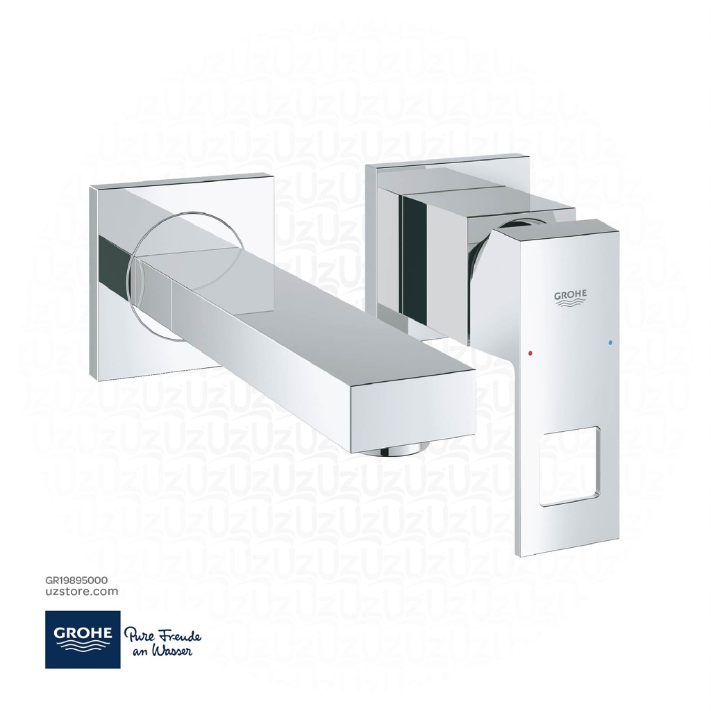 GROHE Eurocube 2-hole basin mixer
S-Size , 19895000 , chrome