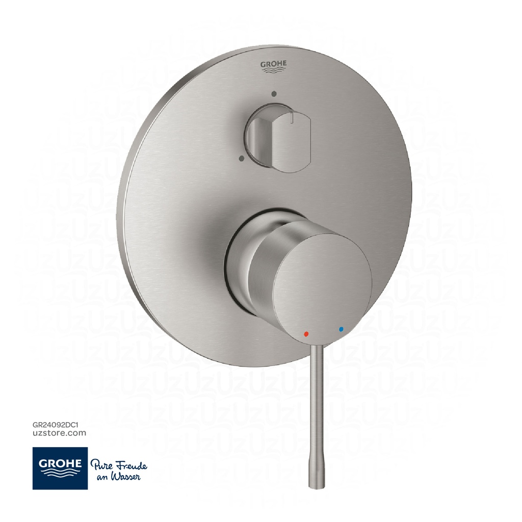 GROHE Essence Single-lever mixer with 3-way diverter , 24092DC1 , supersteel