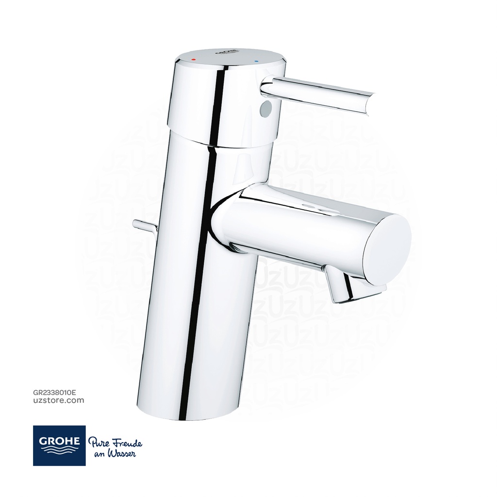 GROHE Concetto Single-lever basin mixer 1/2"
S-Size , 2338010E , chrome