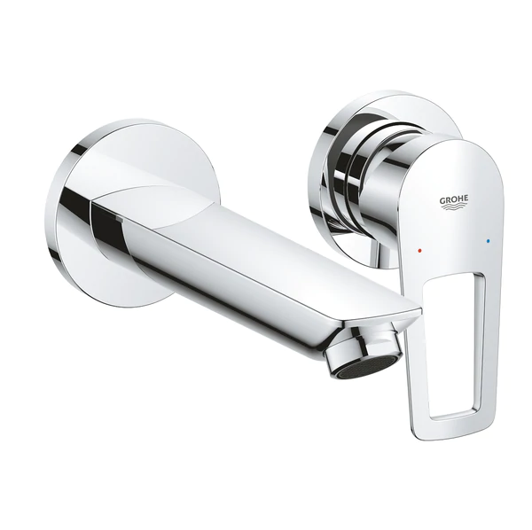 GROHE BauLoop 2-hole basin mixer , 20289001 , chrome