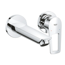 GROHE BauLoop 2-hole basin mixer , 20289001 , chrome