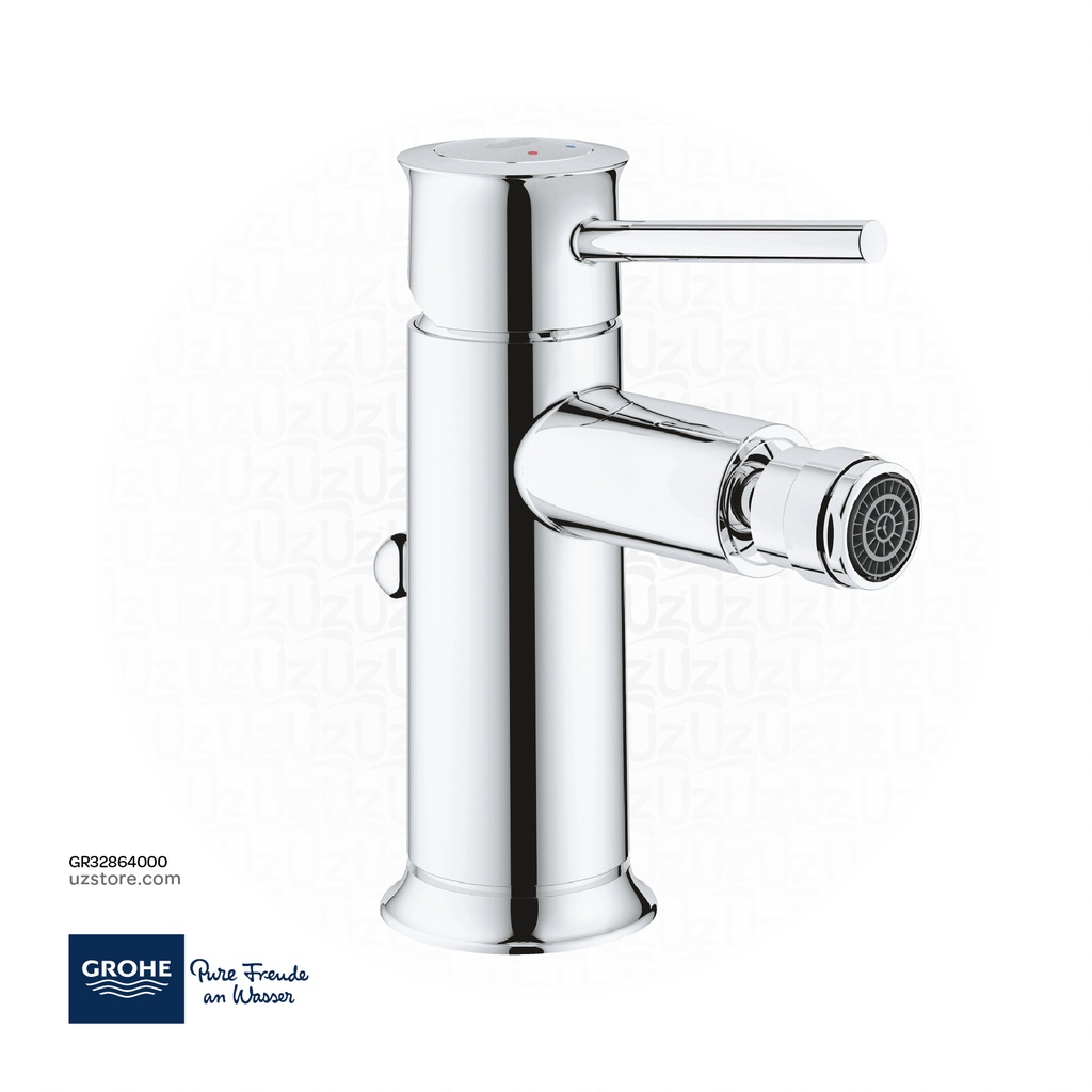 GROHE BauClassic Single-lever bidet mixer 1/2" , 32864000 , chrome