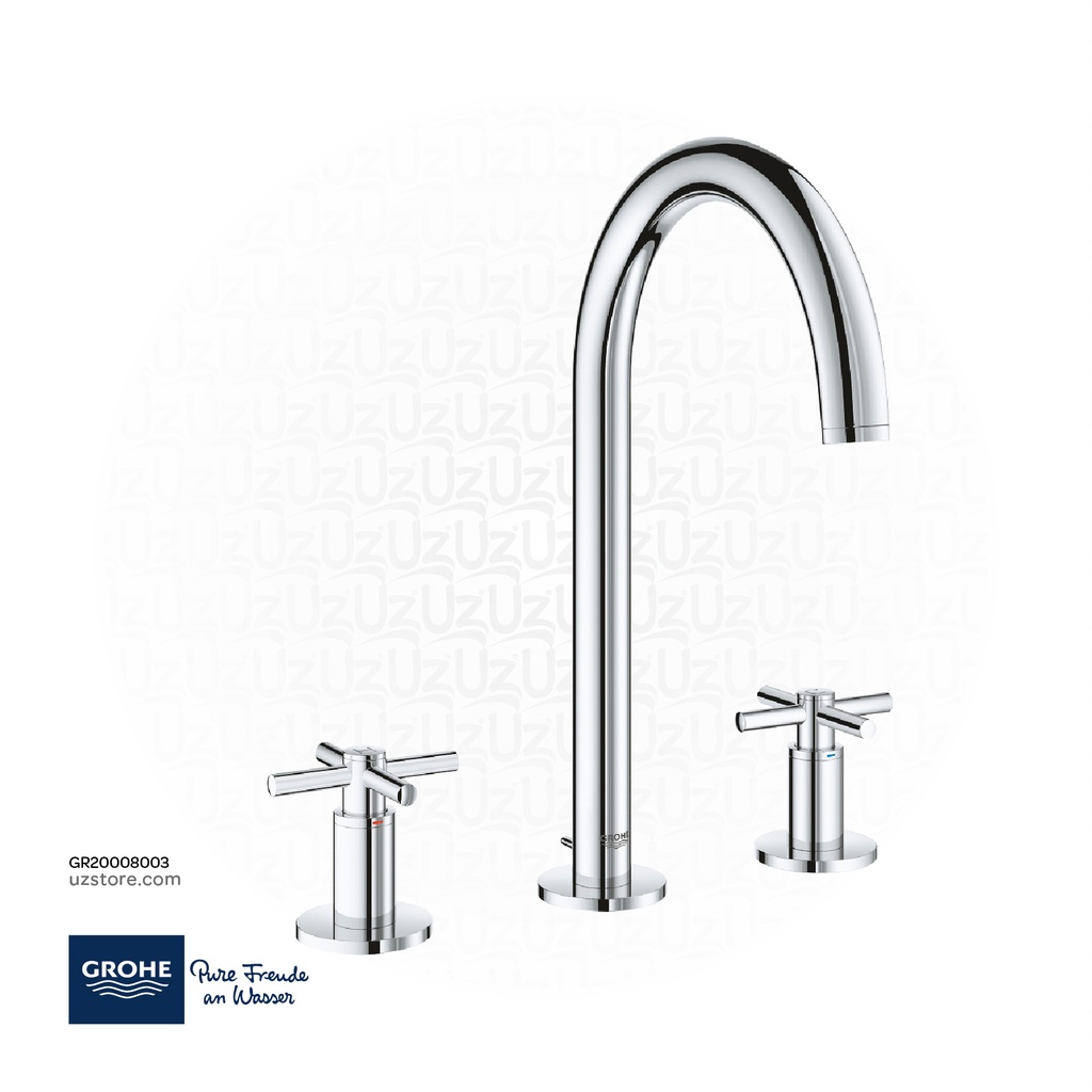 GROHE Atrio 3-hole basin mixer 1/2"
M-Size , 20008003 , chrome