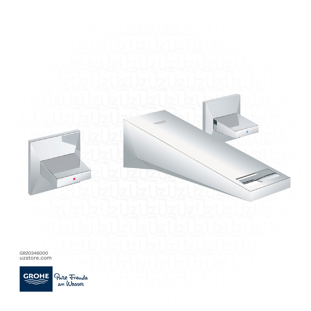 GROHE Allure Brilliant 3-hole basin mixer 1/2"
S-Size , 20346000 , chrome