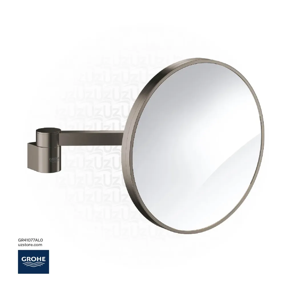 GROHE Selection Shaving mirror , 41077AL0 , brushed hard graphite