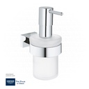 GROHE Essentials Cube Soap dispenser with holder , 40756001 , chrome