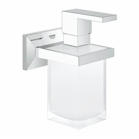 GROHE Allure Brilliant Holder with soap dispenser , 40494000 , chrome