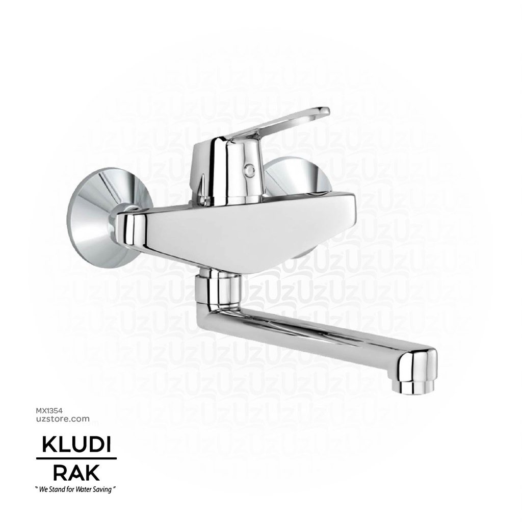KLUDI RAK Peak Wall-Mounted Single Lever Sink Mixer DN 15,
RAK18008-03