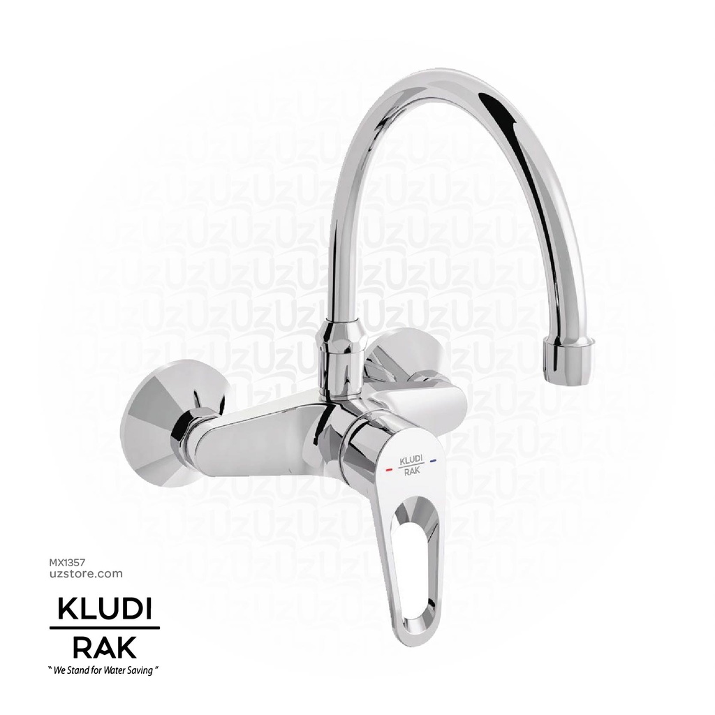 [MX1357] KLUDI RAK Polo Wall- Mounted single lever Sink Mixer DN15 RAK30029SU