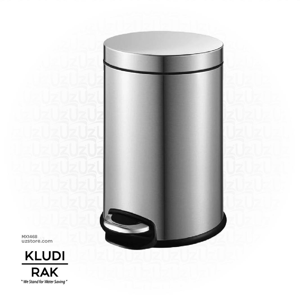 KLUDI RAK Pedal Waste Bin Stainless Steel 30L, RAK90305