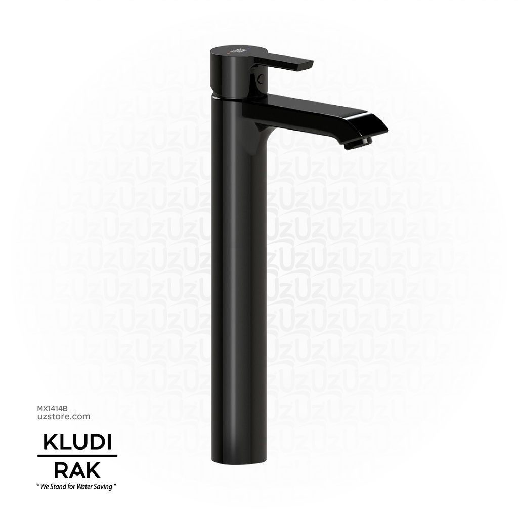 KLUDI RAK PASSION  Single Lever high-raised XL basin mixer Black RAK13061.BK2
