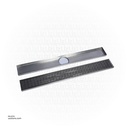 Drainex Stainless Steel 316 Linear Floor Drain 30cm lenght 6cm width 1.5" outlet Tile Model PA-S36-RSD-30x6-1.5C