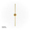 مصباح جدار داخلي ذهبي A78  3000K