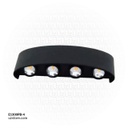 LED Outdoor Wall light 036  8*3W WW Black  AC85V-265V