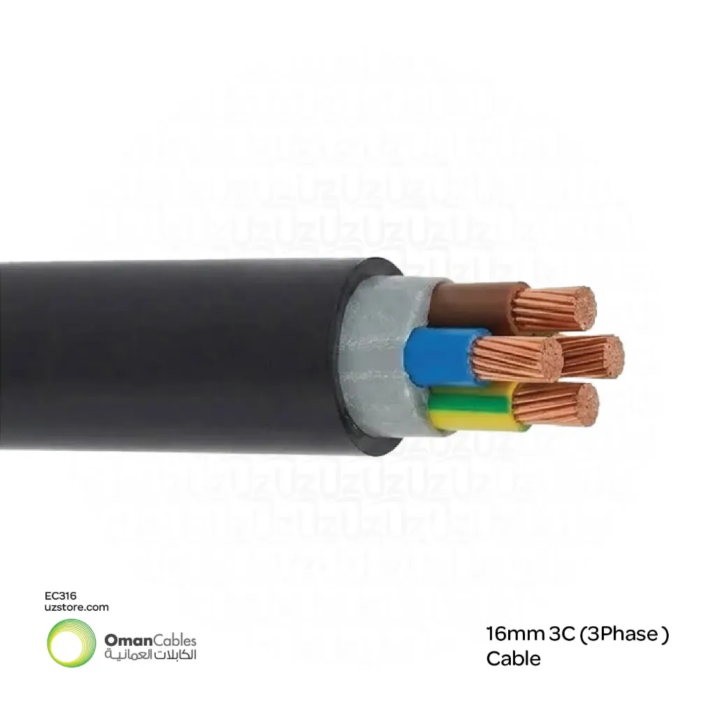 [EC316] 16mm 3C (3Phase ) Cable