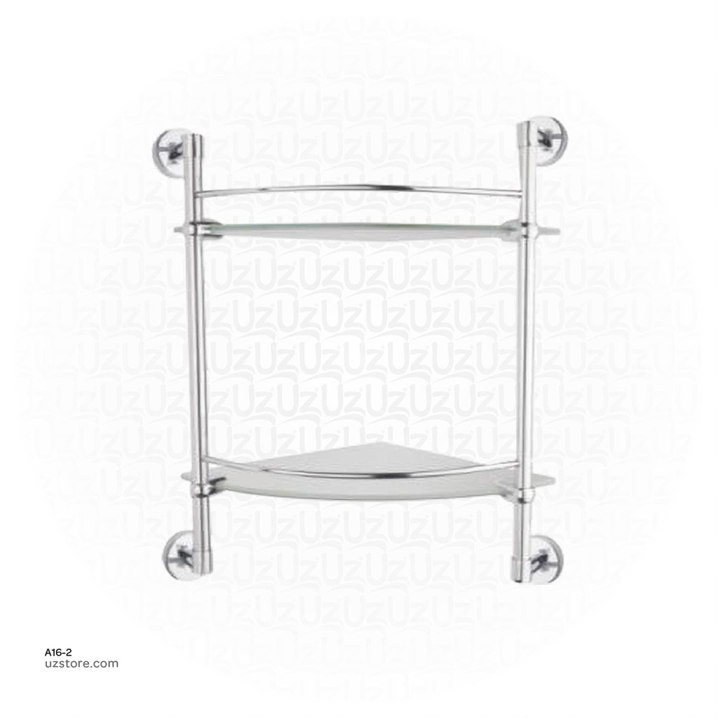 DOUBLE GLASS SHELVES 1707-2