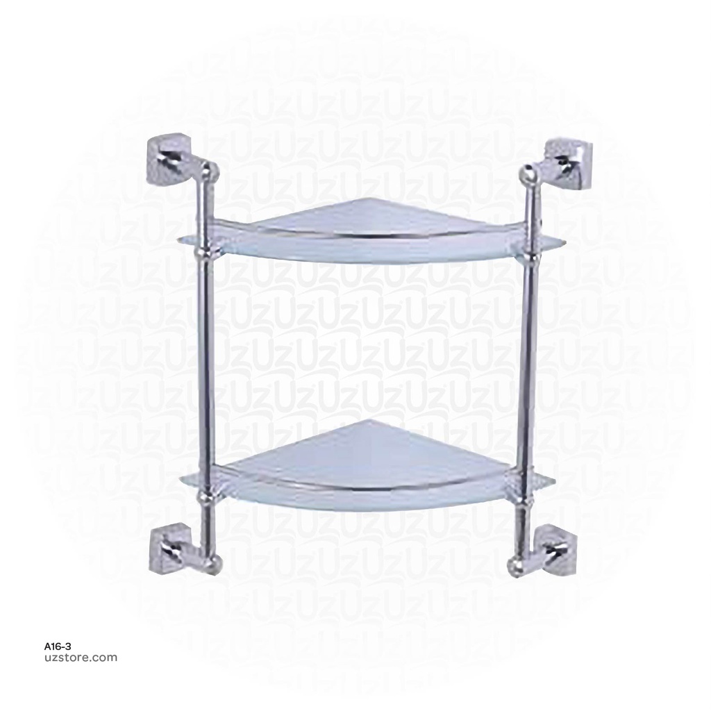 DOUBLE GLASS SHELVES 8007-2