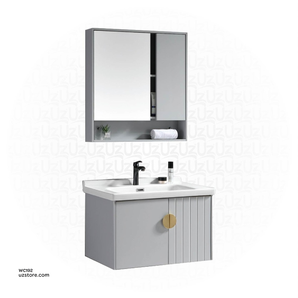 WashBasin Cabinet With mirror cabinet RF-4929 light grey  81*51*44 CM