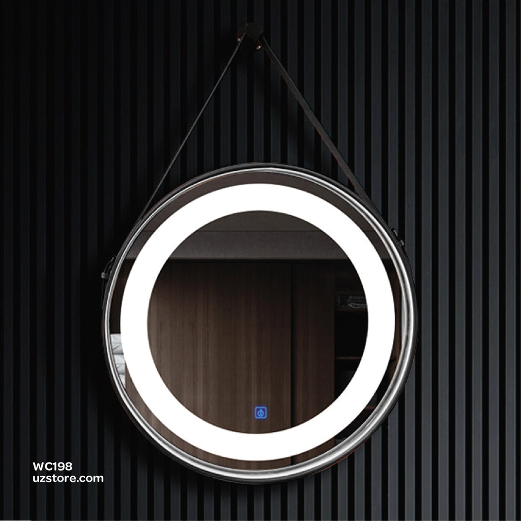 led Mirror LED-333 black 60*60