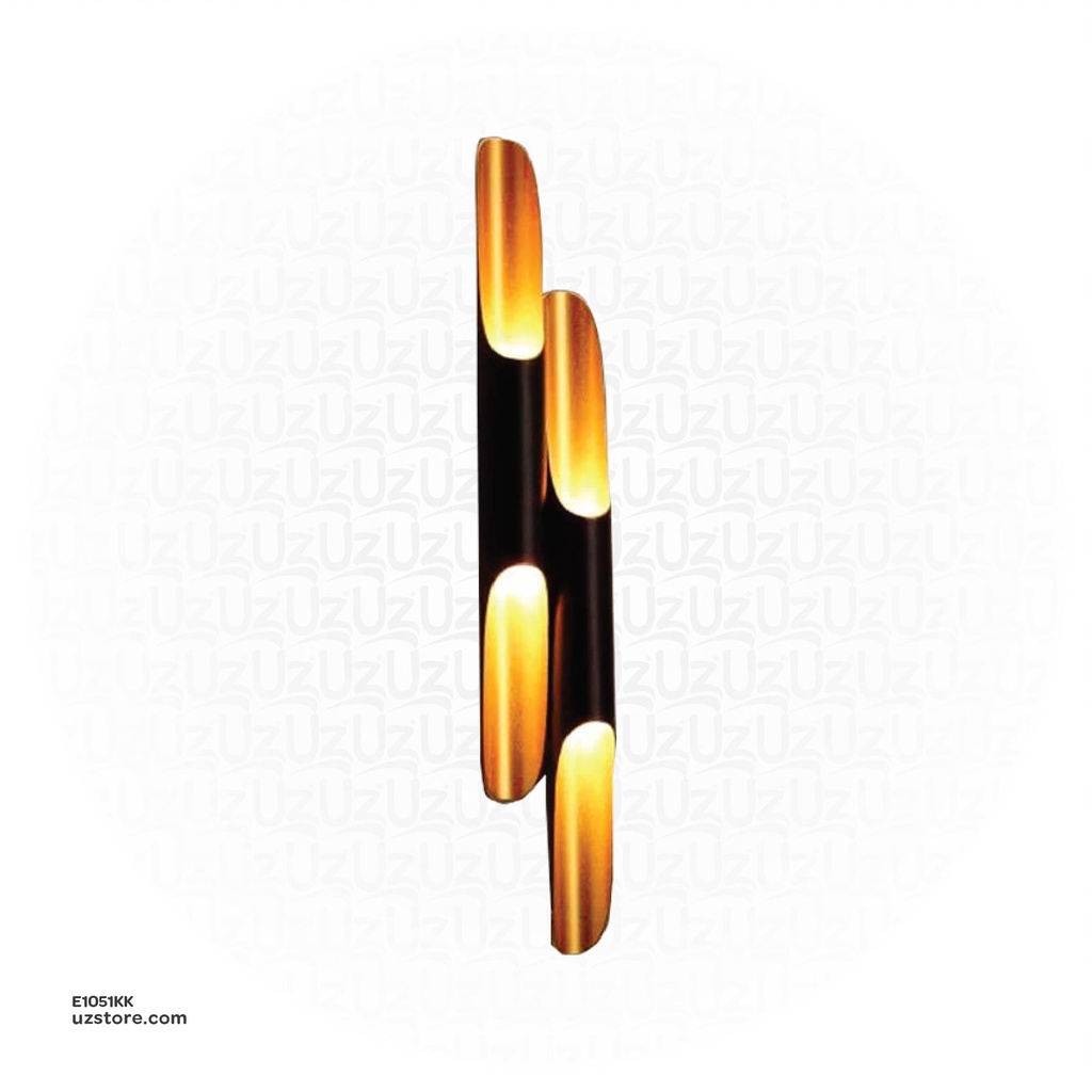 Wall Light 7961/2 Black + Gold  150*750