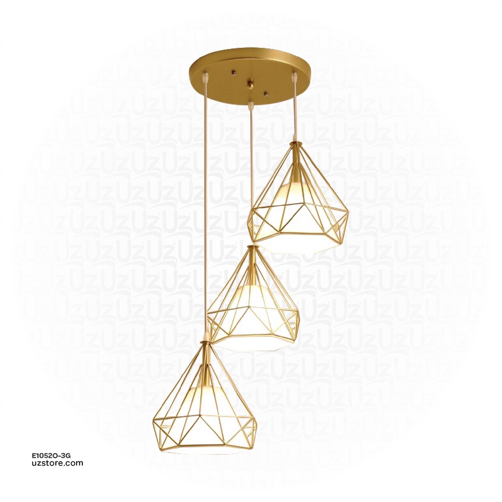 Gold Diamond Pendant Light 7921/3 250*240