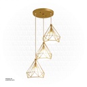 Gold Diamond Pendant Light 7921/3 250*240