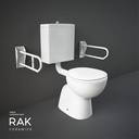 RAK Ceramic BELLA DISABLED WATER CLOSET SET S-TRAP 52CM  BL13AWHA-BL16AWHA-OA05AWHA-FS57-FS96CON
