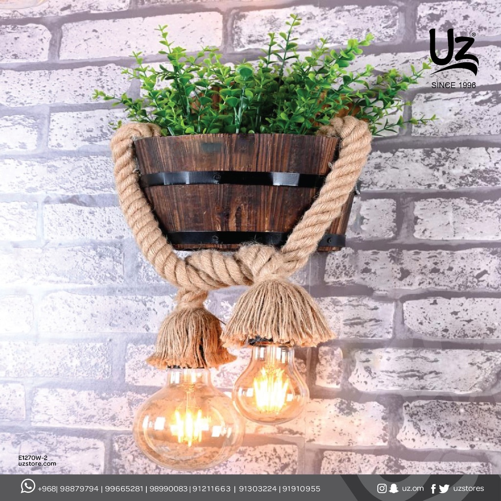 Wall Semi-Rround Barrel Light 8075/2 