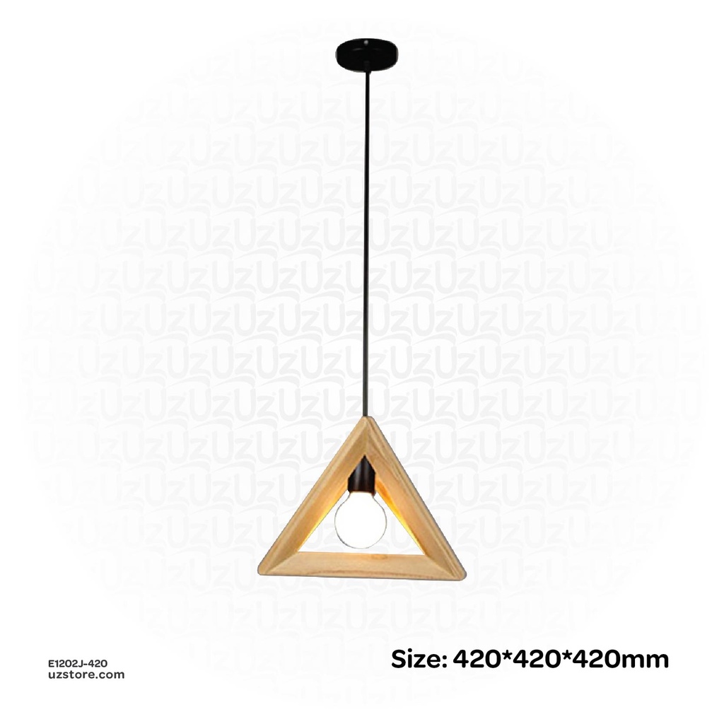 مصباح تعليق خشبي 420mm OGS-WL32(P)