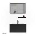 WashBasin Cabinet, Shelf and Mirror With Led Light  KZA-2159080 80*50