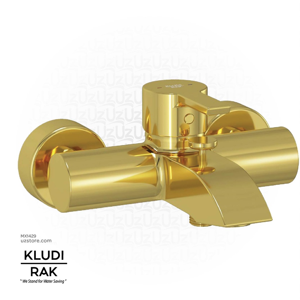 KLUDI RAK PASSION Single Lever Bath and shower mixer Gold RAK 13102.GD1