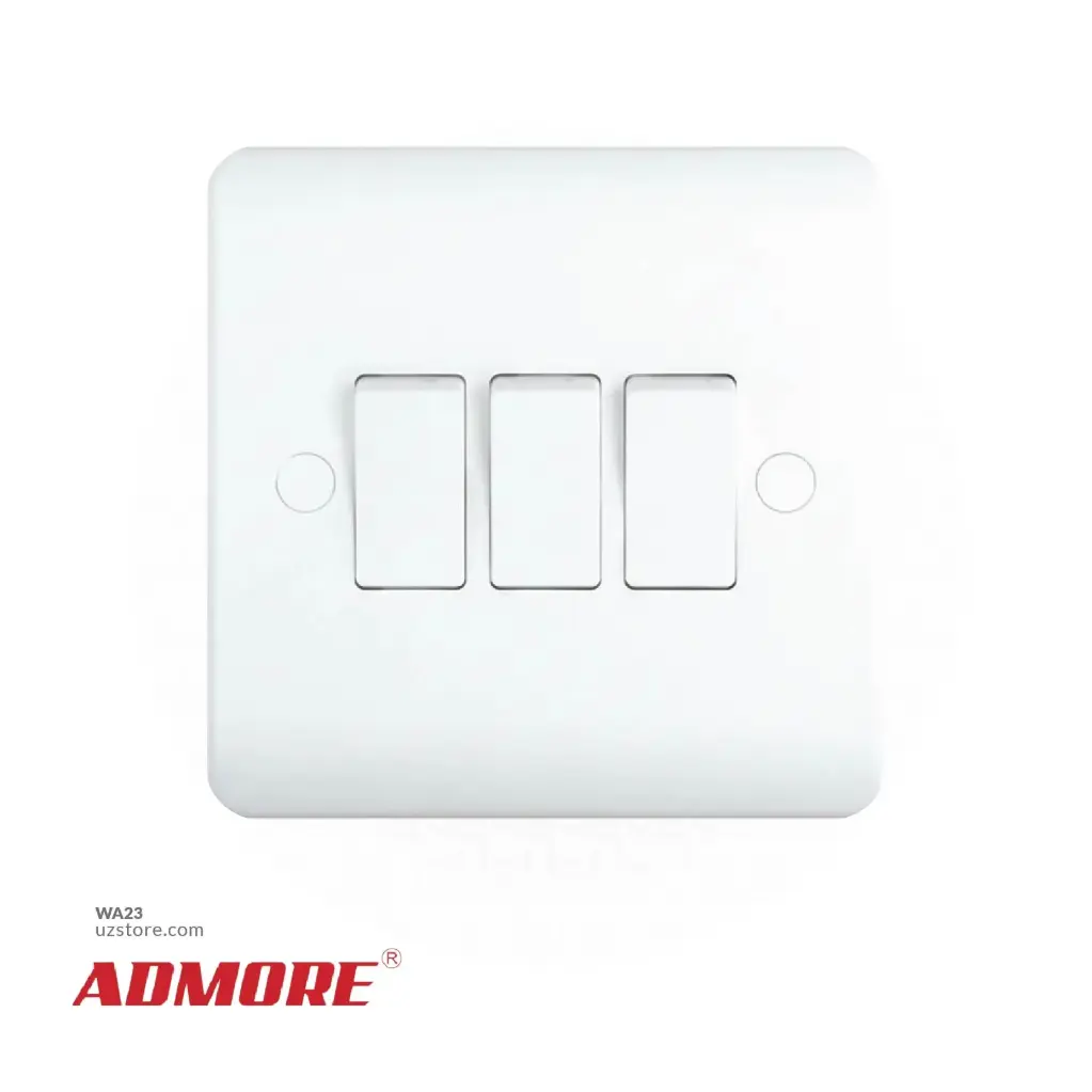 3 GANG 2 WAY SWITHCH ADMORE WP306