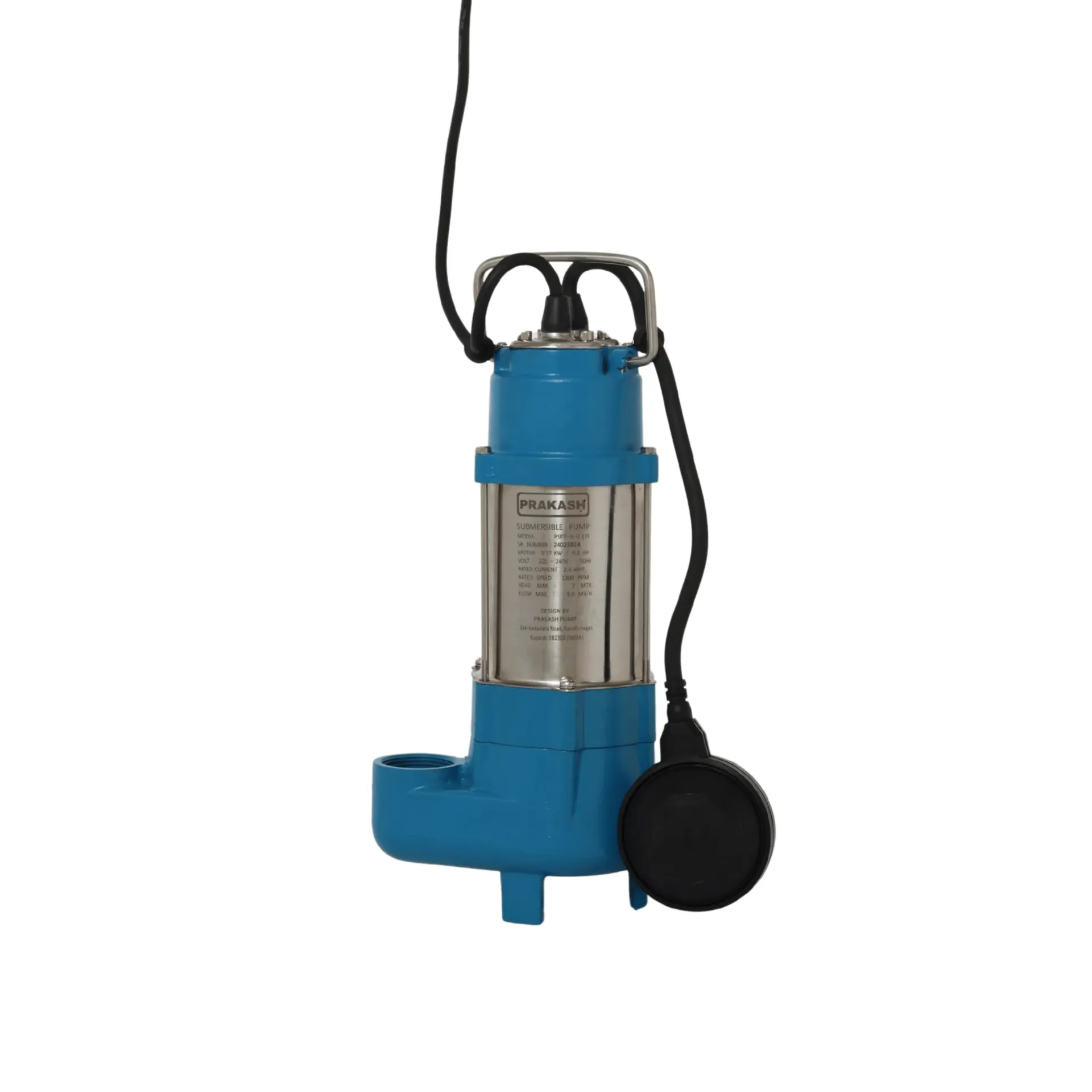PRAKASH 0.5HP SEWAGE PUMP PSP7-9-0.37F