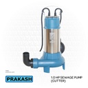PRAKASH 1.0 HP SEWAGE PUMP(CUTTER)PSCP10-16-0.75F