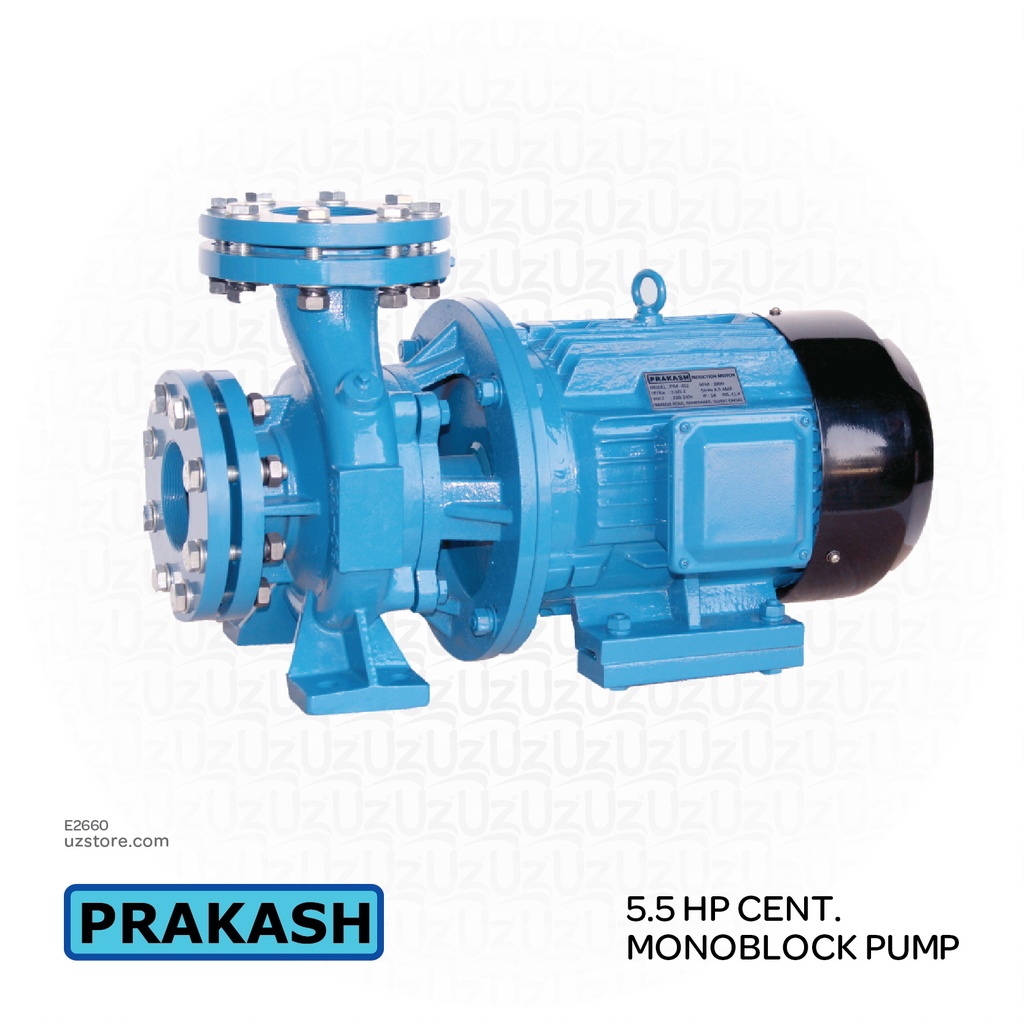PRAKASH 5.5 HP CENT . MONOBLOCK PUMP - PCM-5.5