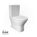 RAK Ceramic Resort Floor stand WC P trap + Flush Tank + Soft seat RST16AWHA-FS37UK-RST10AWHA-FS60FLRT-YFG185W 
