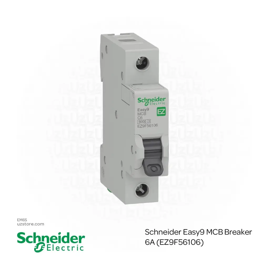 Schneider Easy9 MCB Breaker 6A (EZ9F56106)
