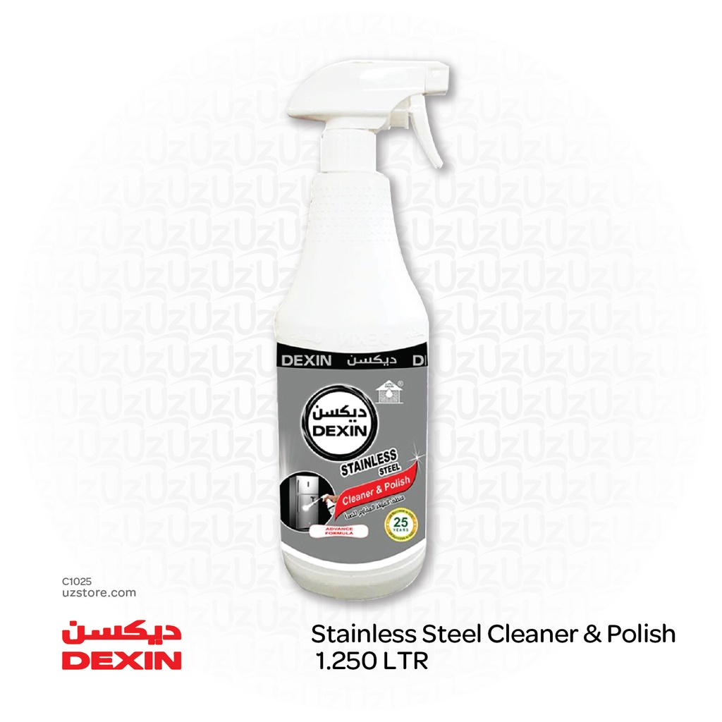 DEXIN Stainless Steel  Cleaner & Polish 1.250 LTR