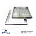 Mazaya Manhole Aluminium 50x50 5cm width