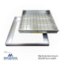 Mazaya Manhole Aluminium 90x90 5cm width